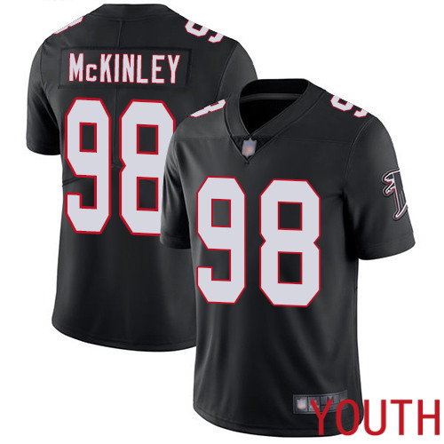 Atlanta Falcons Limited Black Youth Takkarist McKinley Alternate Jersey NFL Football #98 Vapor Untouchable->women nfl jersey->Women Jersey